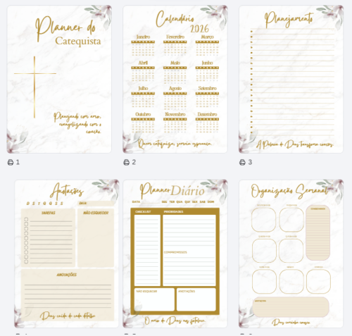 Planner - Agenda do Catequista